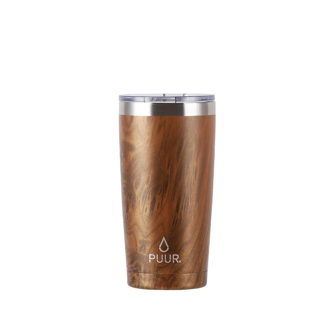 Vaso Térmico Cup Wood 500 Ml2#Café