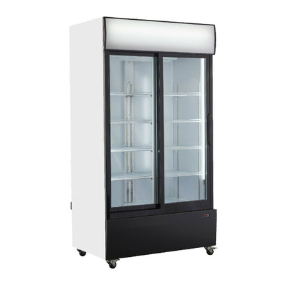 Visi-Cooler 2 Puertas Correderas 1000 Litros VC-1000LS3#Blanco