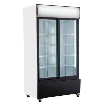 Visi-Cooler 2 Puertas Correderas 1000 Litros VC-1000LS4#Blanco