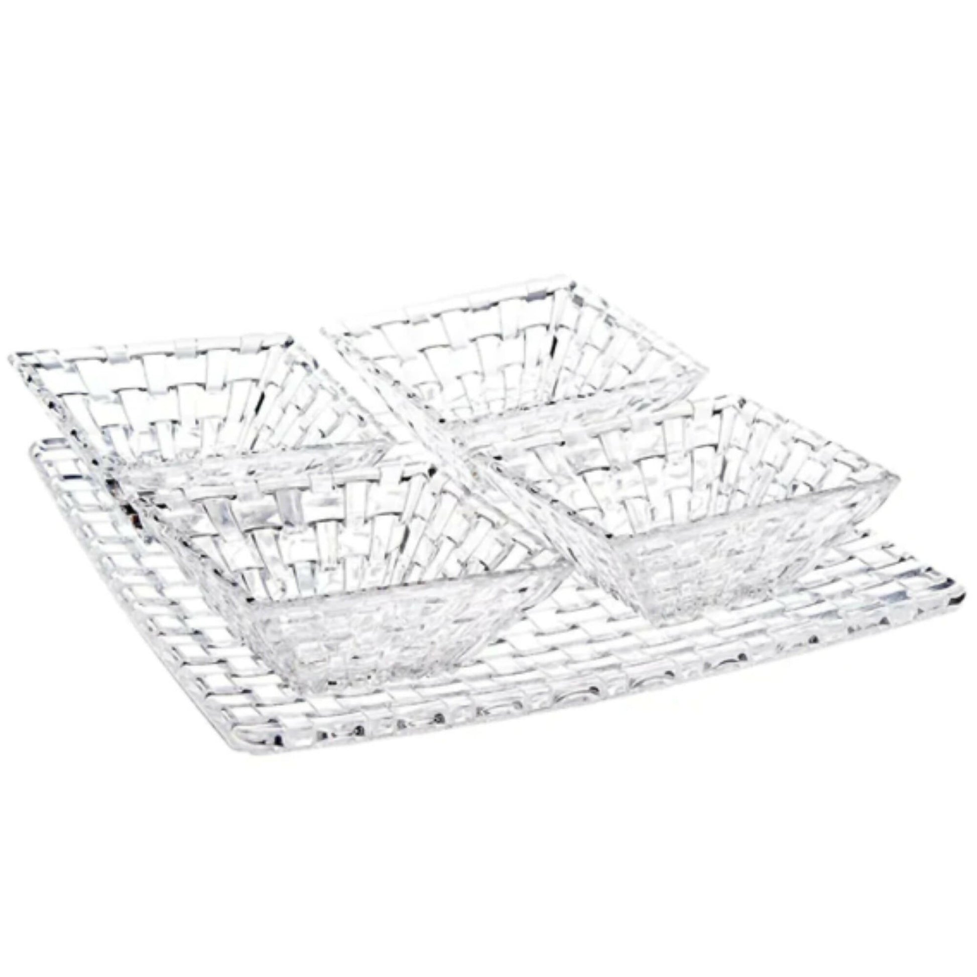 Set 1 Plato Bossa Nova 28 cms + 4 Pocillos 12 cms2#Sin Color