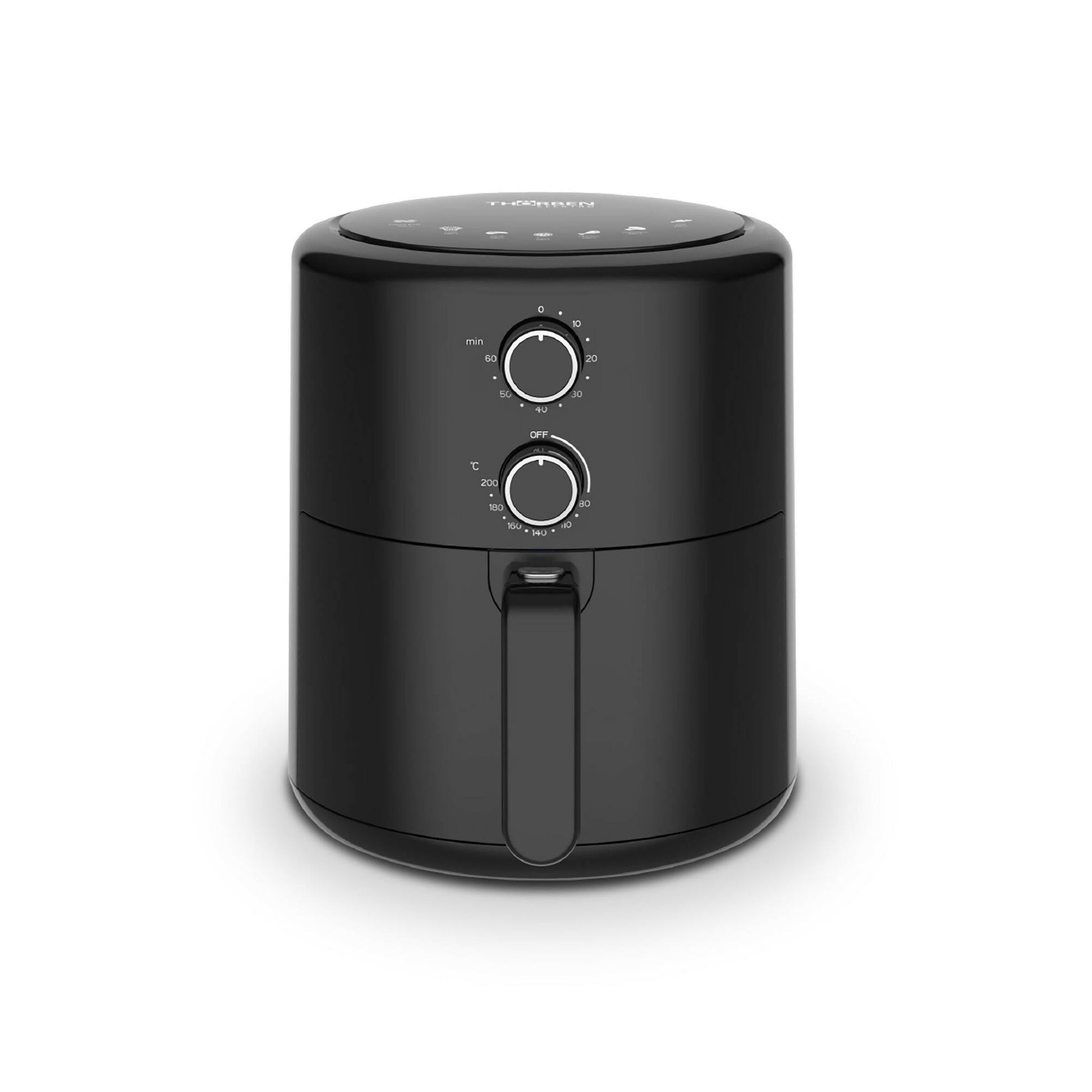 Freidora de Aire Manual Thor Cyclonic Air Heat 4 Lts2#Negro