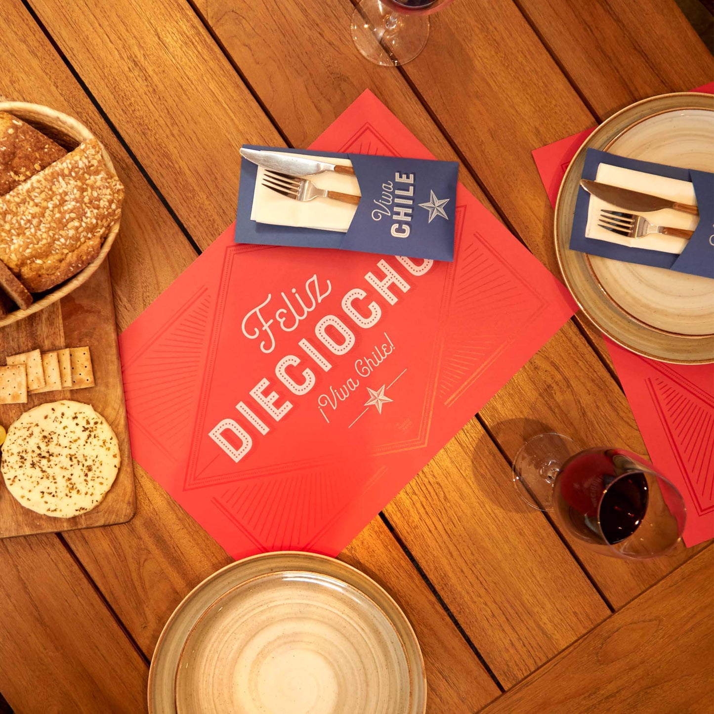 Pack de Mesa Feliz Dieciocho7#Multicolor