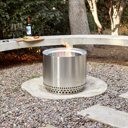 Brasero Bonfire 2.0 + Base Solo Stove2#Plata