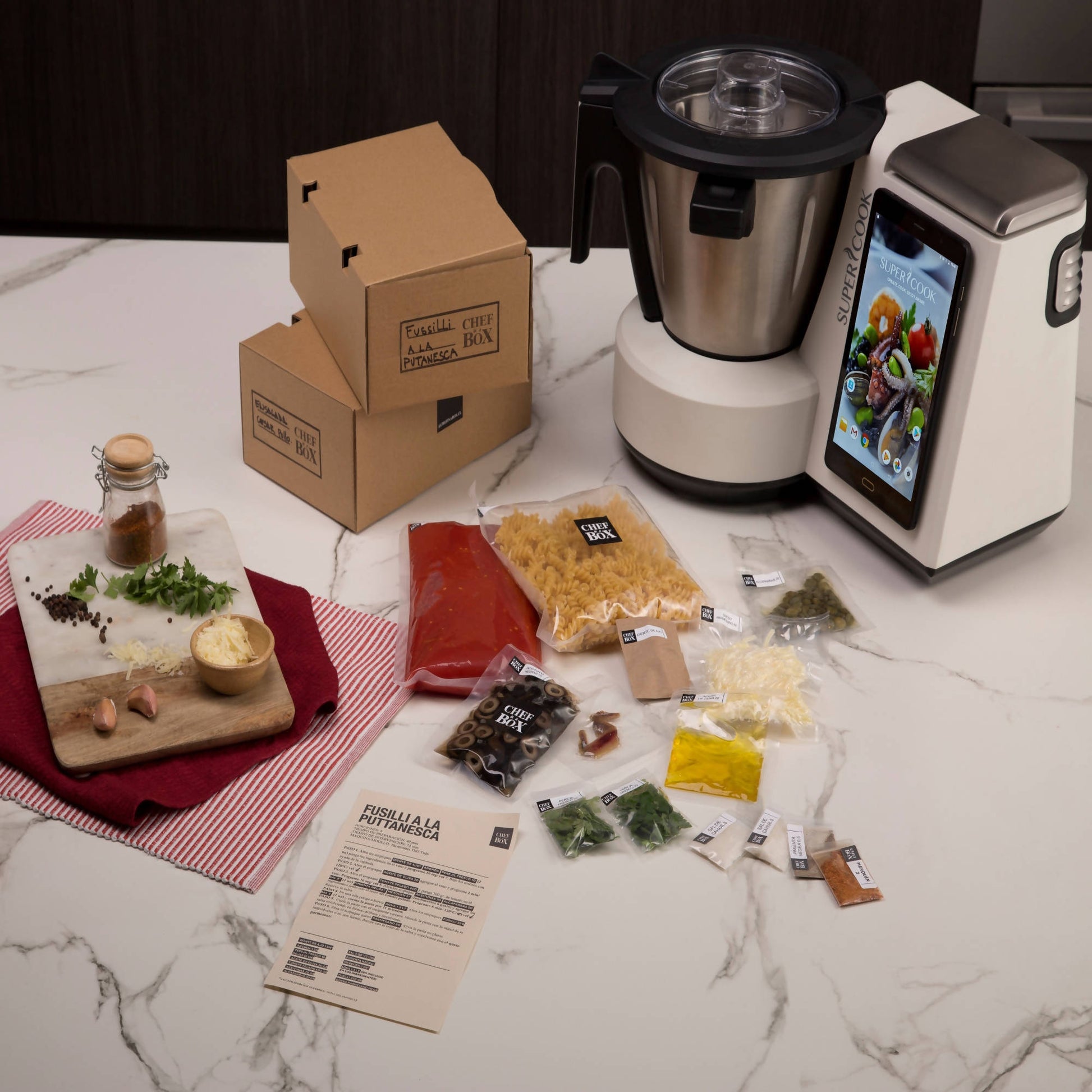 Fusilli a la Putanesca 4 Porciones Supercook SC3002#Sin color