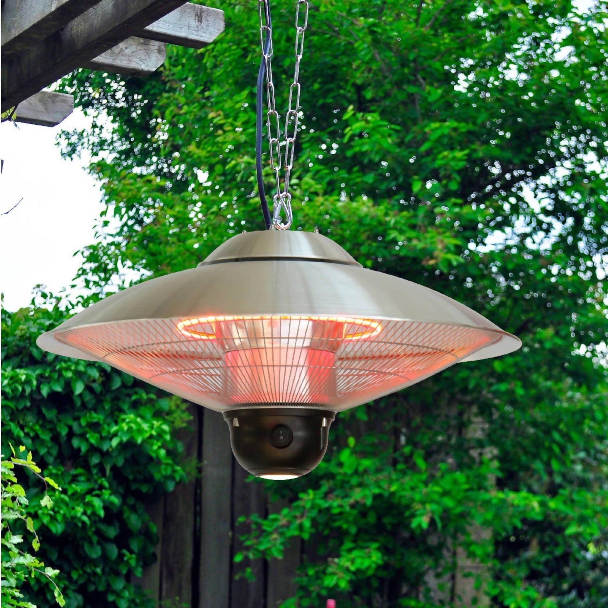 Calefactor Eléctrico Patio y Terraza1#Acero